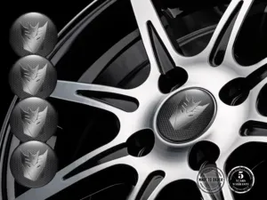 Radplakette Design Drift Stil Gewölbtes Dekor